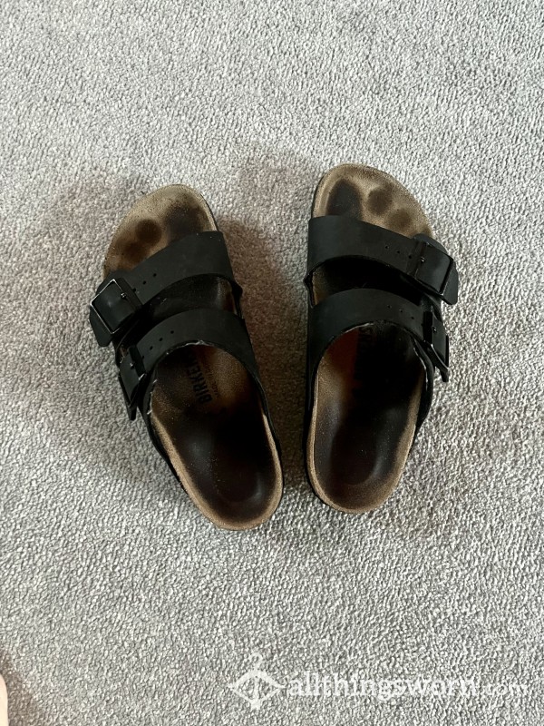 **SOLD**Worn Birkenstocks With Toe Prints