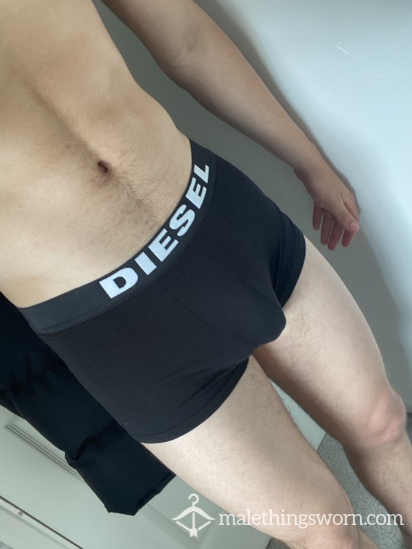 Worn Black Diesel Briefs