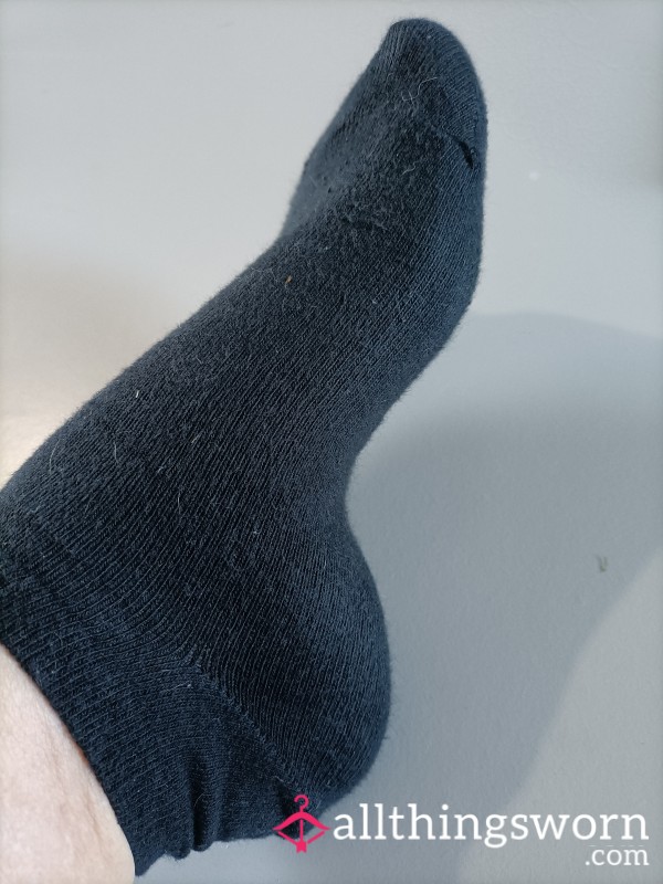 Worn Black Very Stinky Socks😏😈