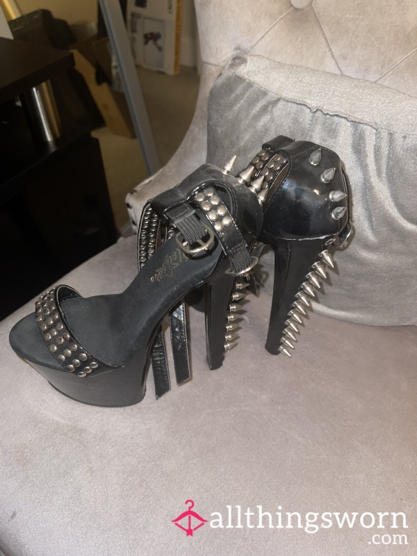 Worn Bondage Heels