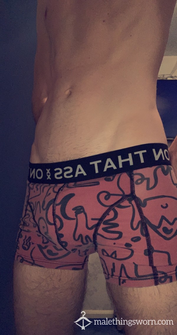 OTA Pink Worn Boxers - Free UK Shipping