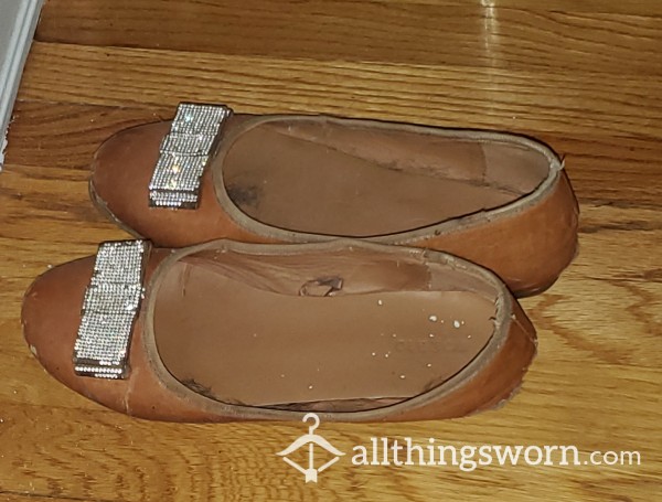 Worn Brown Flats