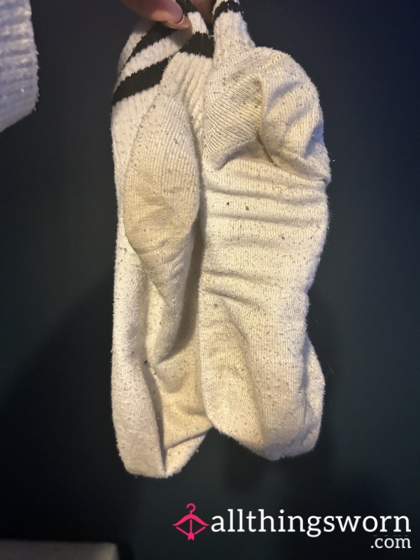 Worn Crew Socks