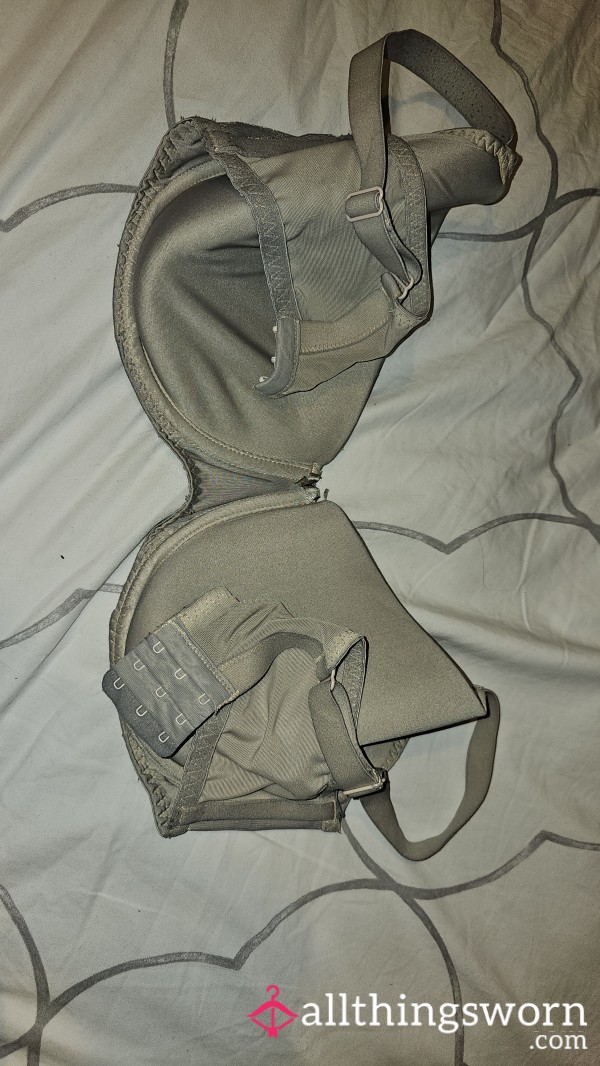 Worn, Discoloured Bra