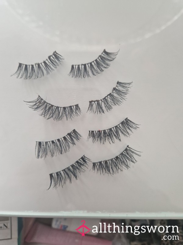 Worn False Eyelashes