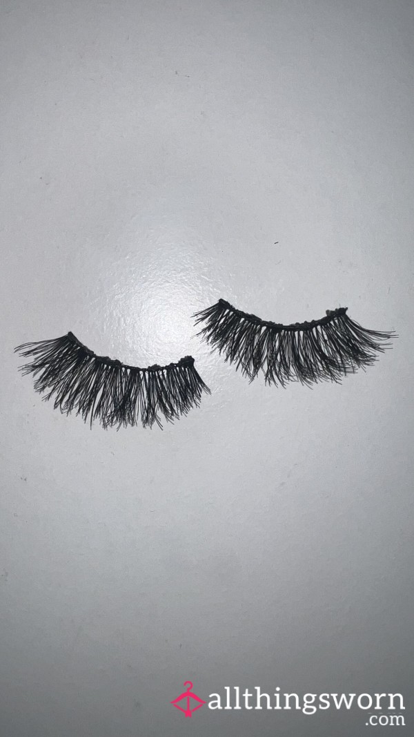 Worn False Eyelashes