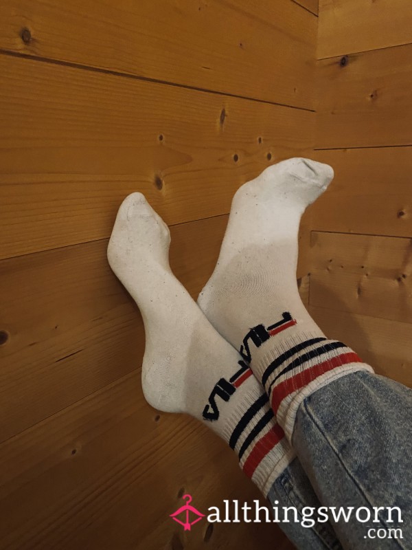 Worn Fila Hiking Socks