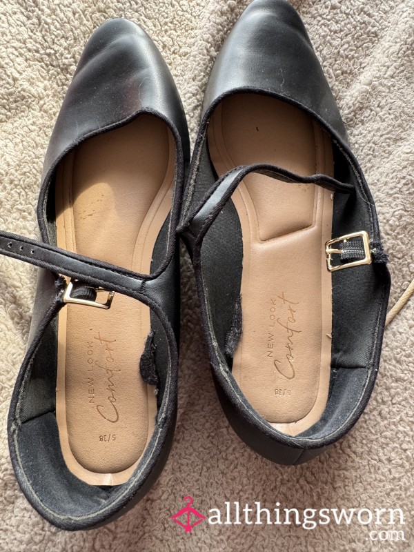 Worn Flat Shoes