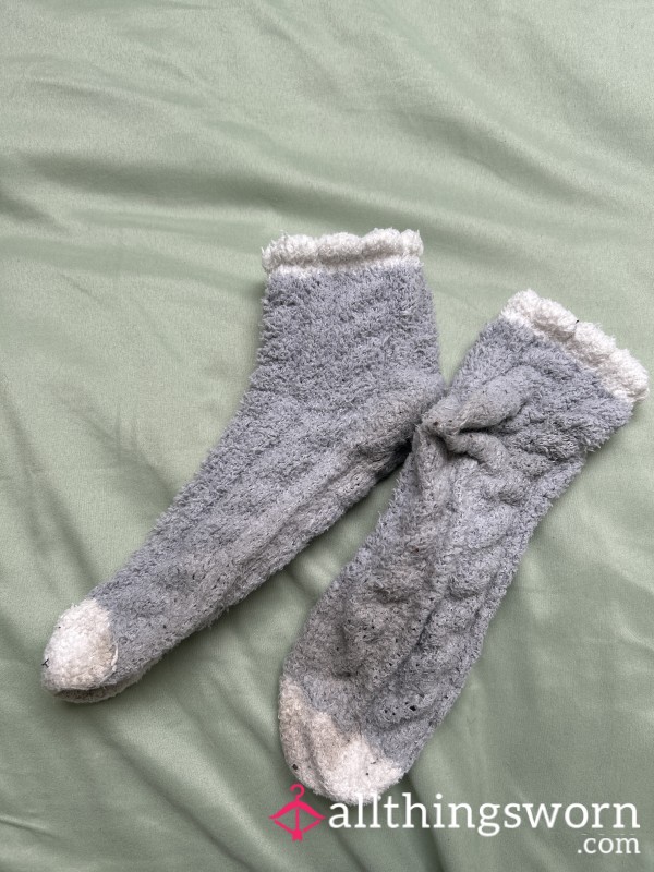 Worn Fluffy Socks