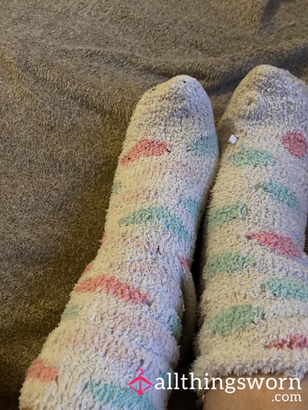 Worn Fluffy Socks