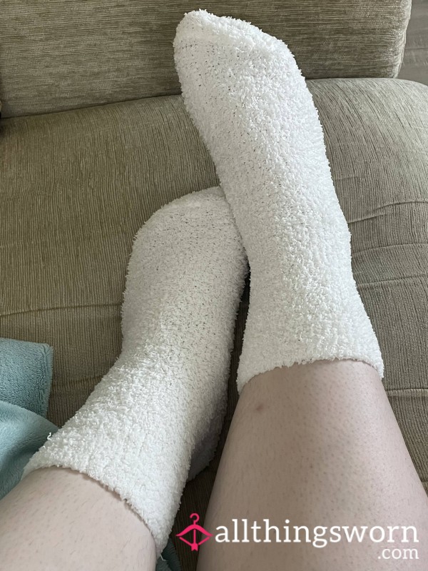 Worn Fluffy Socks | 3-Day Wear | Various Colours