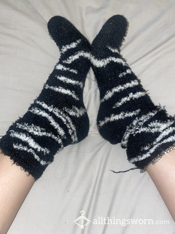 Worn Fluffy Socks