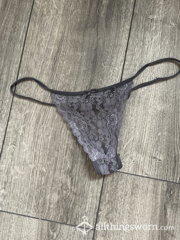 Worn Grey G Strings