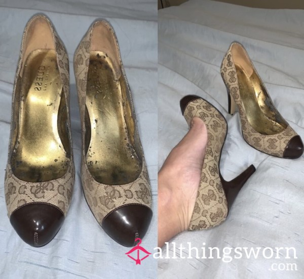 Worn Guess Heels