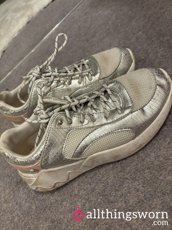 Worn Gym Trainers