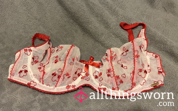 Worn Heart Unlined Bra