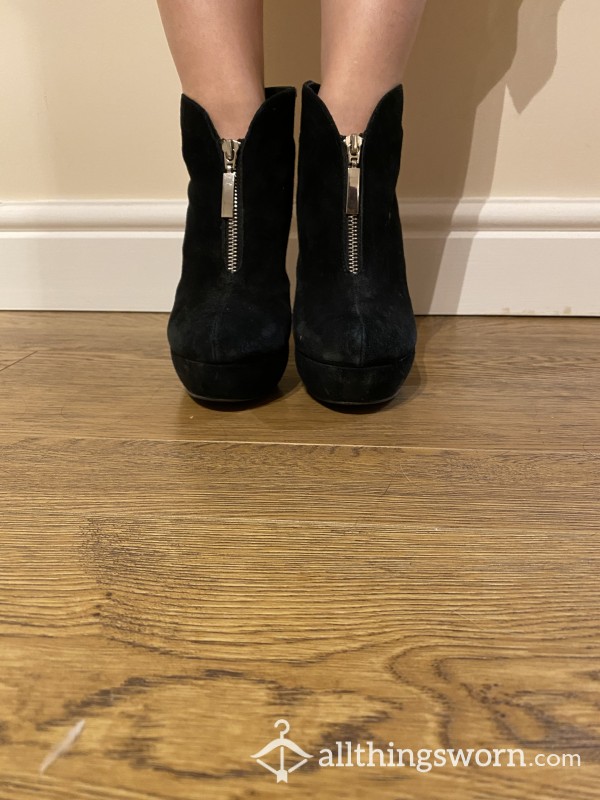 Worn Heeled Boots