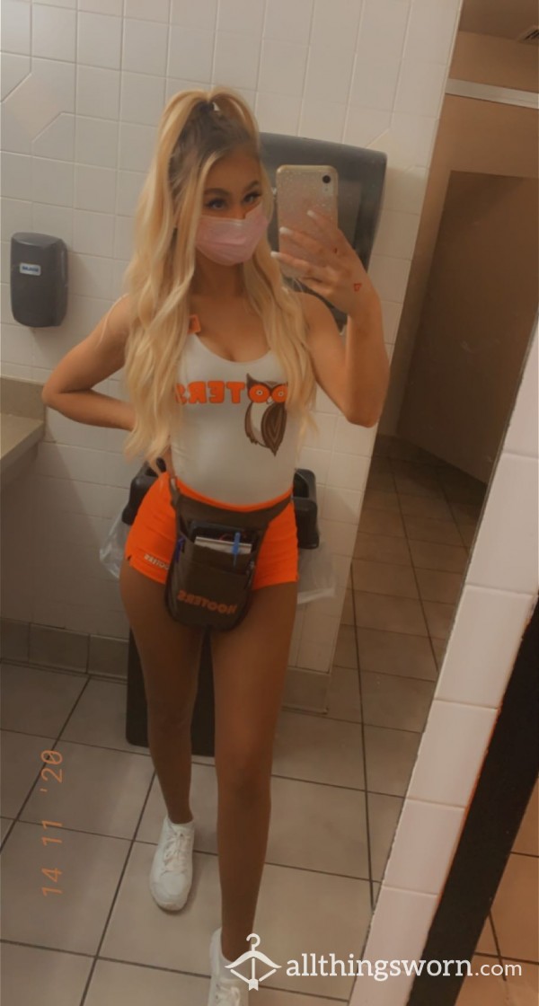 Worn Hooters Uniform/Tights