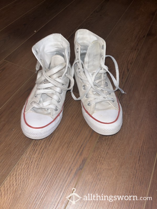 Worn In High Top Converse