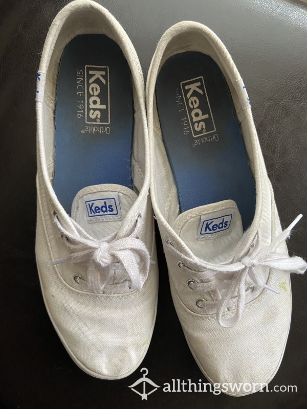 Worn Keds Shoes