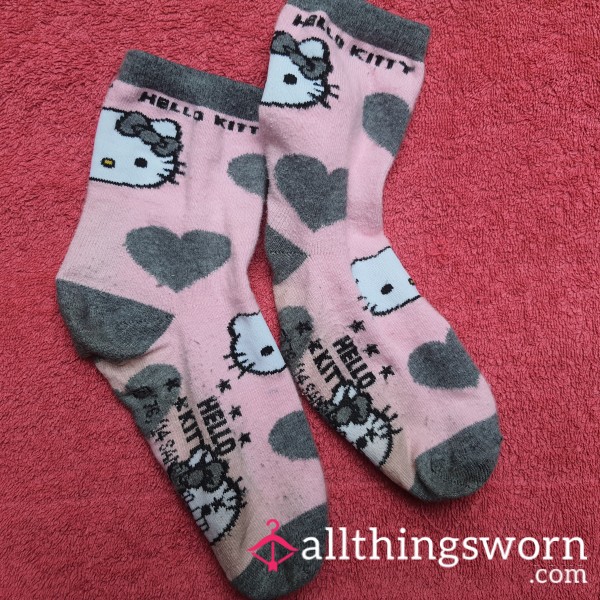 Worn Kitty Socks