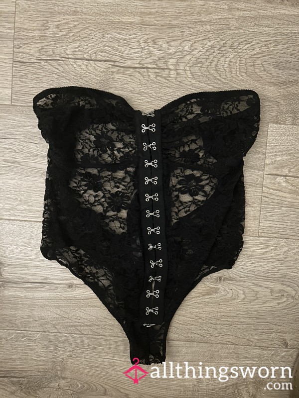 Worn Lacy Bodysuit