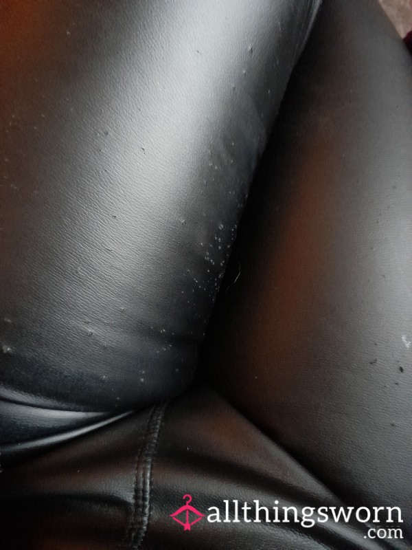 Worn Leather Trousers