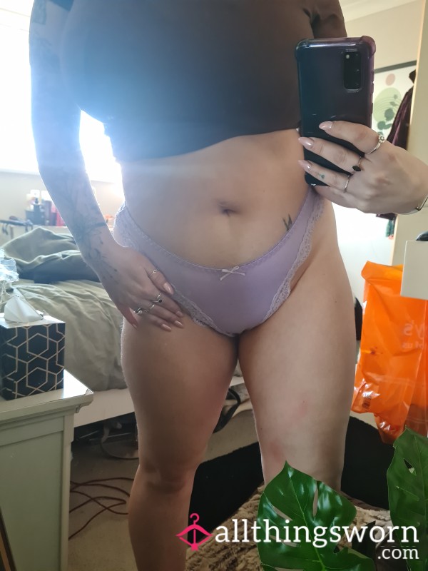 Worn Lilac Thong