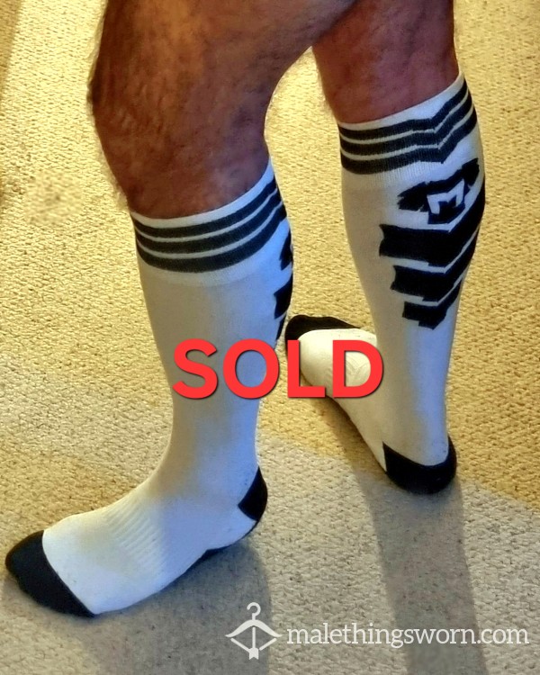 Worn Maskulo Knee-High Socks 😈🧦💦 SOLD