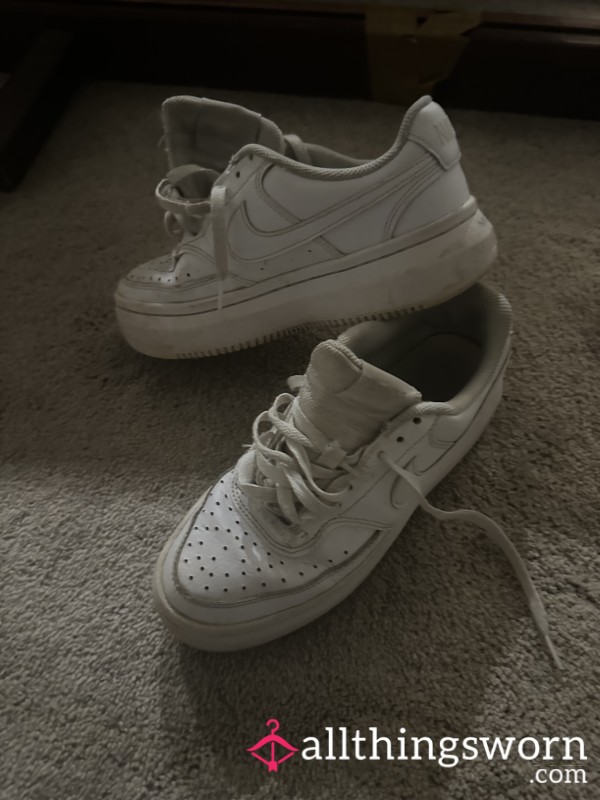 Worn Nike Air Force One’s