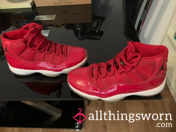 Worn Nike Jordan 11s Retro Win Like 96