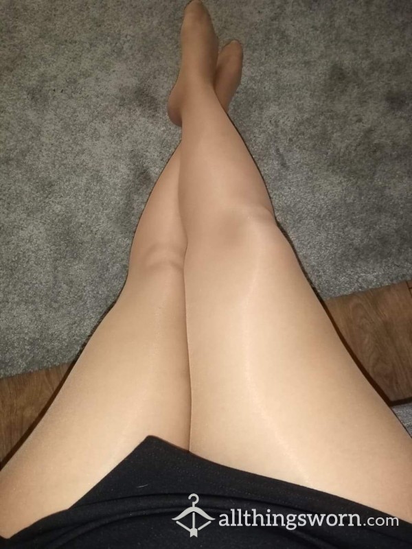 Worn Nude 15 Denier Tights,