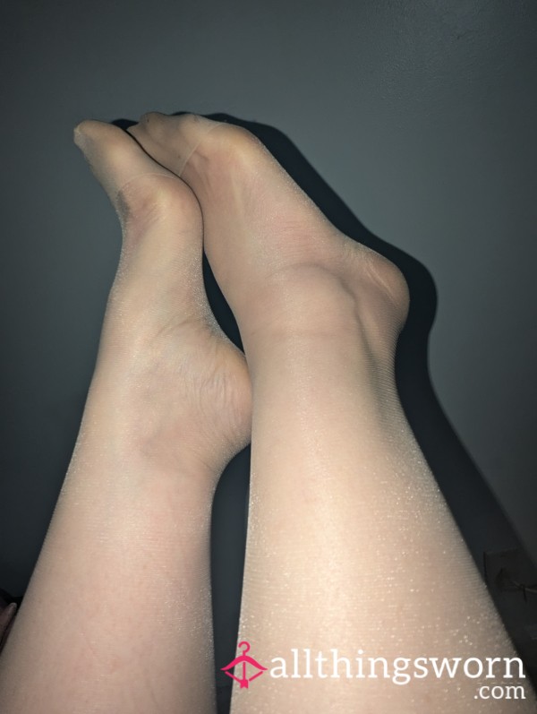 Worn Nude Pantyhose - New Seller