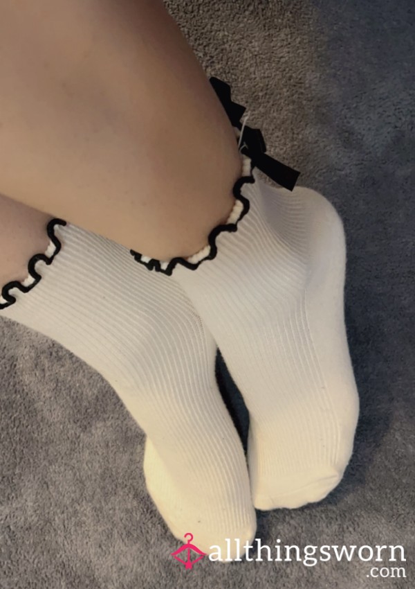 Worn Nude Socks