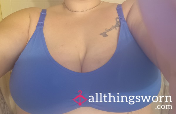 Blue Nursing Bra