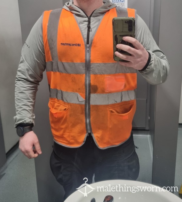 Worn Orange Hi Viz