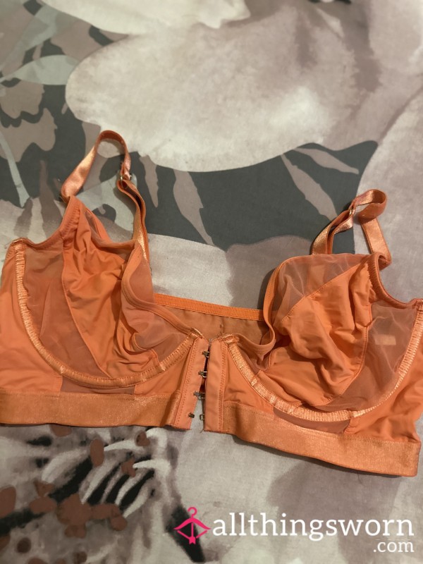 Worn Orange Pour Moi Bra