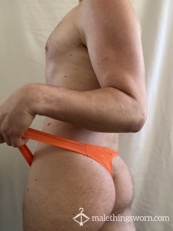 Worn Orange Thong