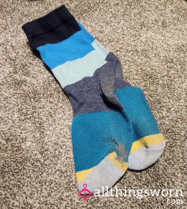 Sweaty Worn Out Socks - Worn For 2 Days In A Row - Includes Tracked Shipping In Canada