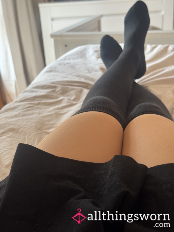 Worn OverkneeSocks