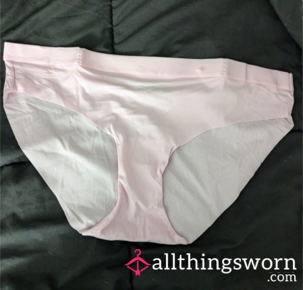 Worn Pale Pink Soft Panties