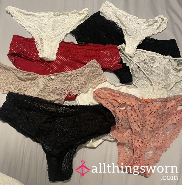 Worn Panties- Lots To Choose From 💗