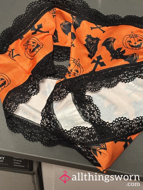 Worn P** Halloween Panties