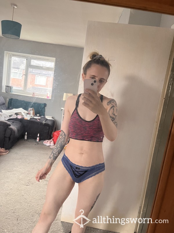 Worn Petite Knickers Post Gym Sesh