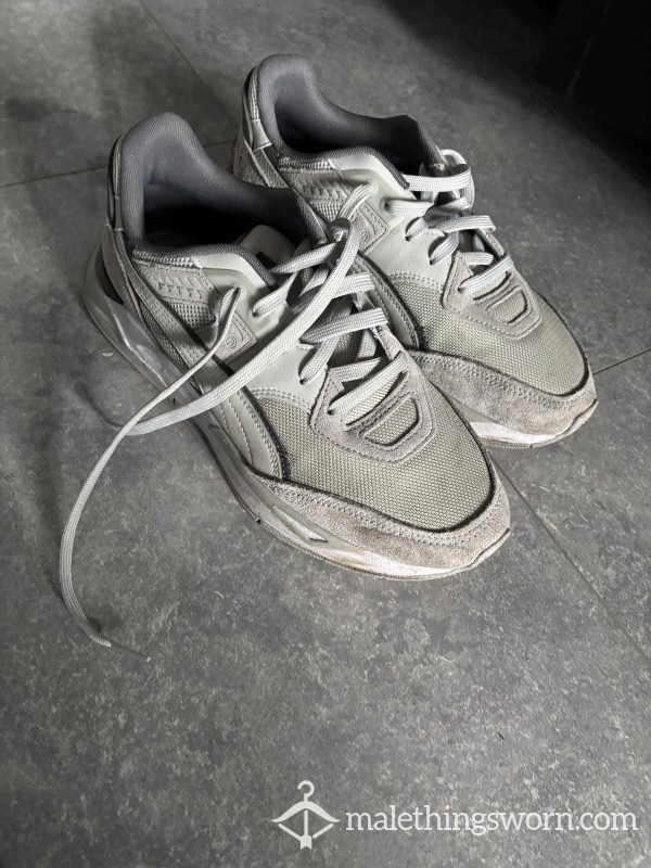 Worn Puma Shoes