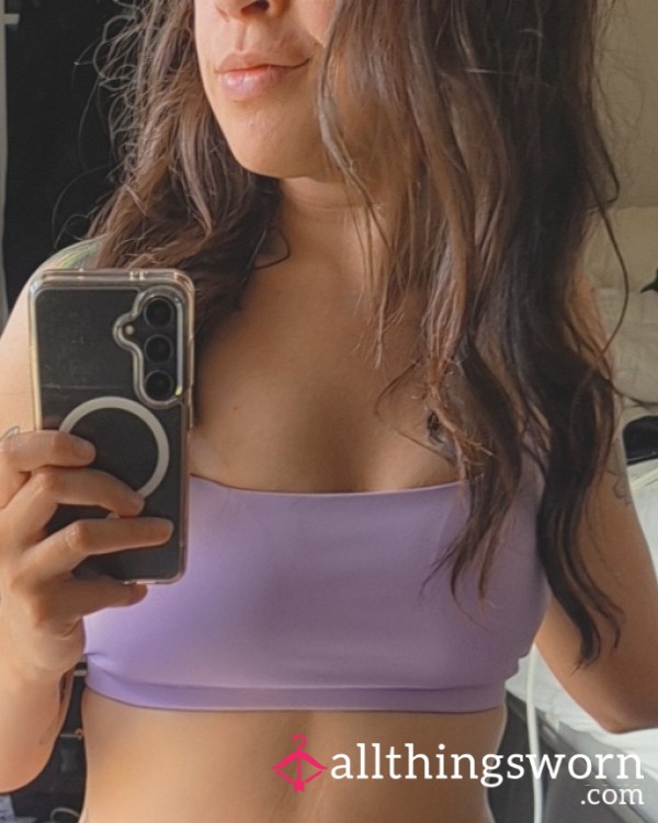 Worn Purple Sports Bra 🥰