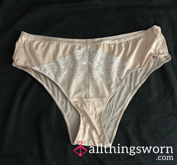 Worn Silky Nylon Panties