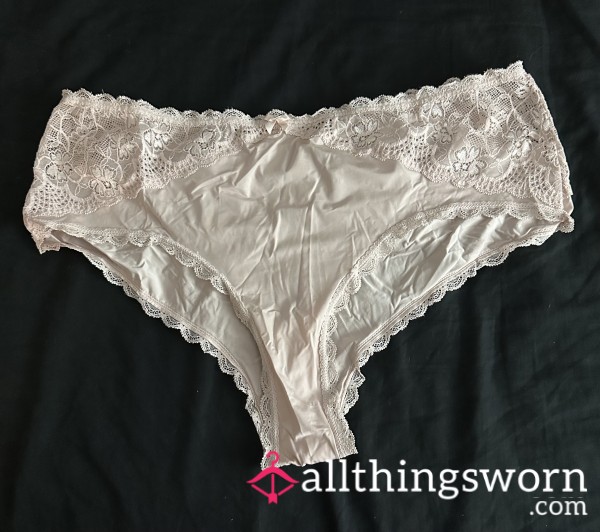 Worn Silky Nylon Panties