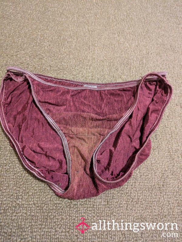 Worn Silky Soft Bikini Style Panty