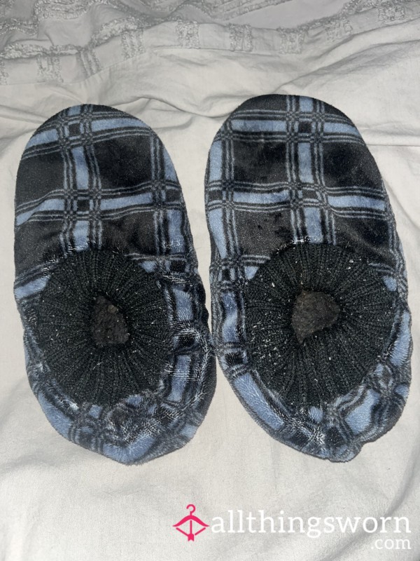 REDUCED TO CLEAR Worn Slippers